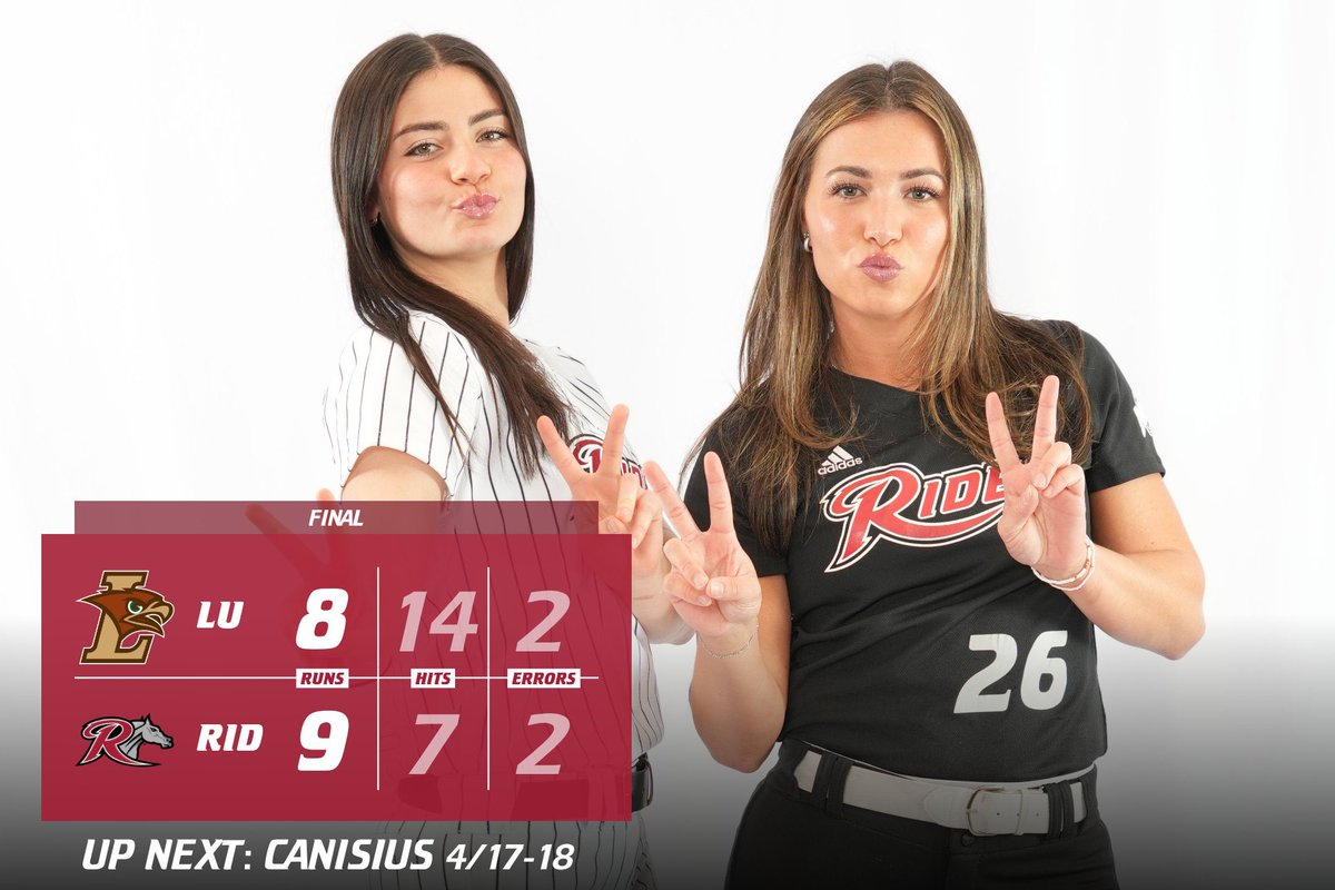 Rider Softball tweet media