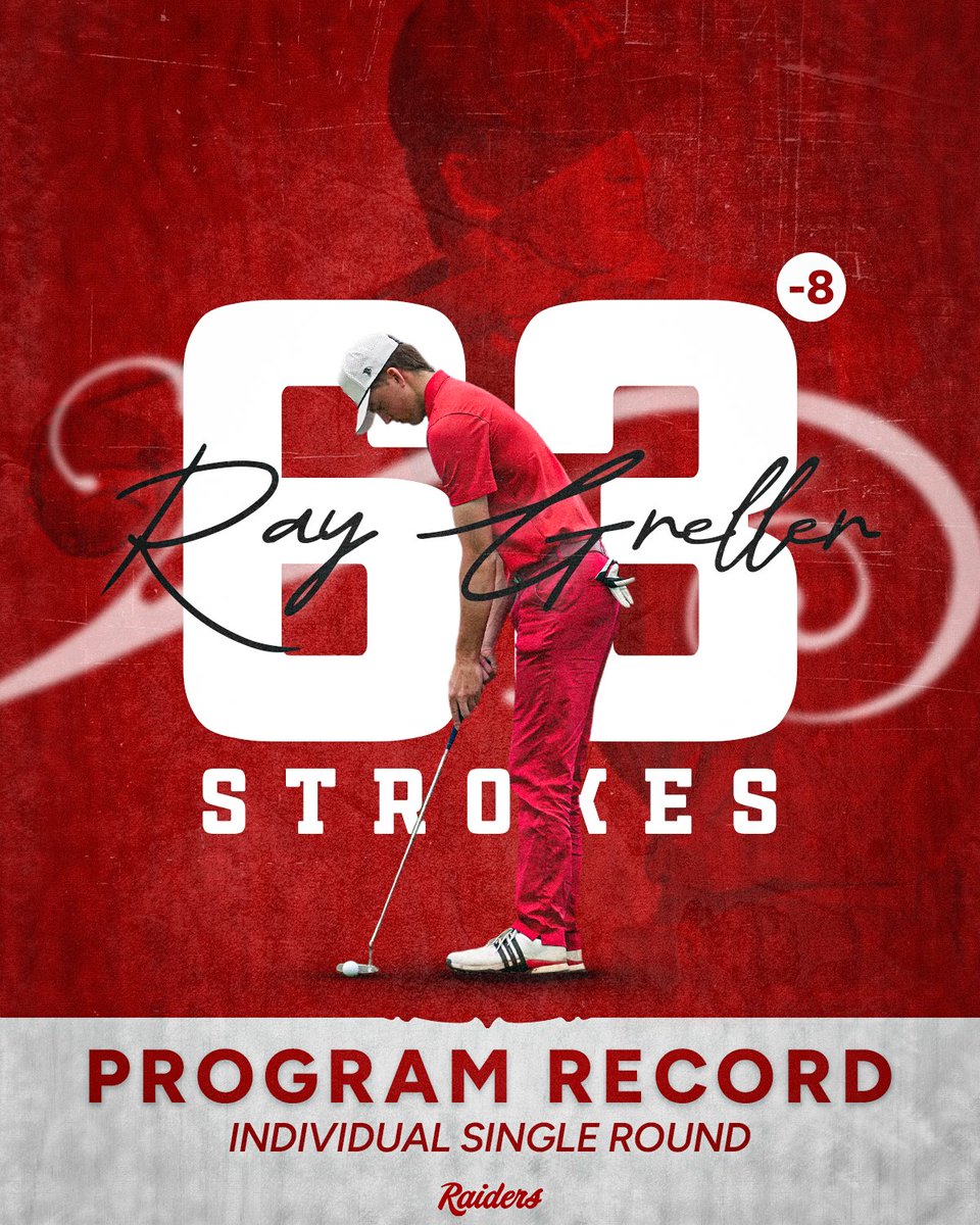 99 problems and a bogey ain't one. It's a program record for Ray Greller!

#RaidersStandOut