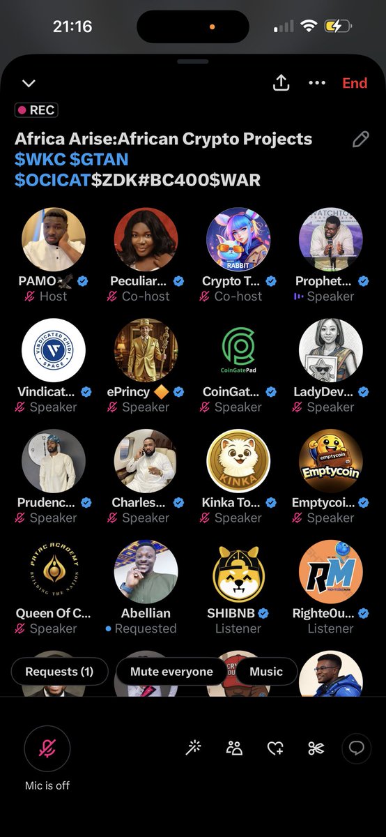 AgborMoses34's tweet photo. Itโs was an explosive space 1350 listeners God bless you all. To every speaker and those who came to listen we love and appreciate you all.
#AfricaArise
๐ฆ
๐ฅ https://t.co/mrnrMovB8T