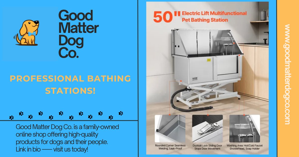 goodmatterdogco's tweet image. Our family-owned online shop is dedicated to bringing you thoughtfully chosen, high-quality products for dogs and the people who love them. 

🐾

Visit goodmatterdogco.com today!

#dogsofinstagram #dogs #doglovers #DogSupplies
#doglife #dogreels