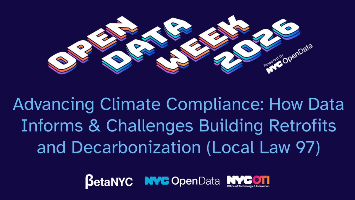 ISOC_Live's tweet photo. RECAP/RECORDING - Advancing Climate Compliance: How Data Informs & Challenges Building Retrofits and Decarbonization (Local Law 97) https://t.co/Xjpnr6SsaZ  

#LocalLaw97 #NYCOpenData #OpenData #BuildingDecarbonization #ClimateJustice @NYCOfficeofTech @NYCHousing @NYClimate @NYC_Buildings