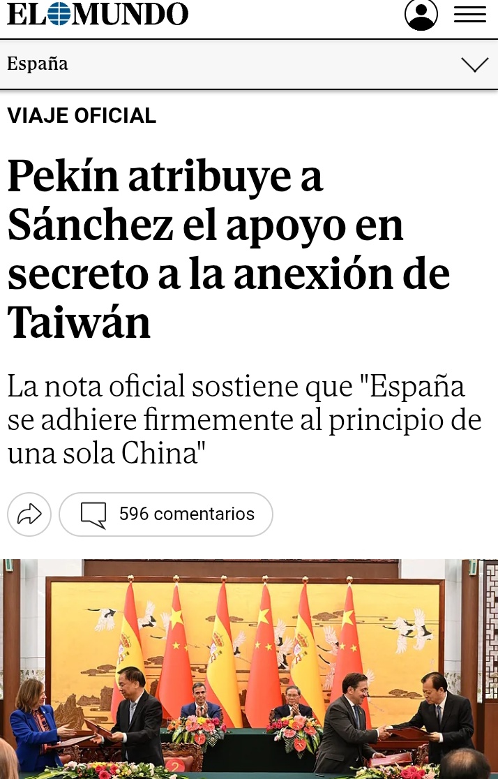 Una sola China pero 17 Españitas federales.

#DespiertaEspaña