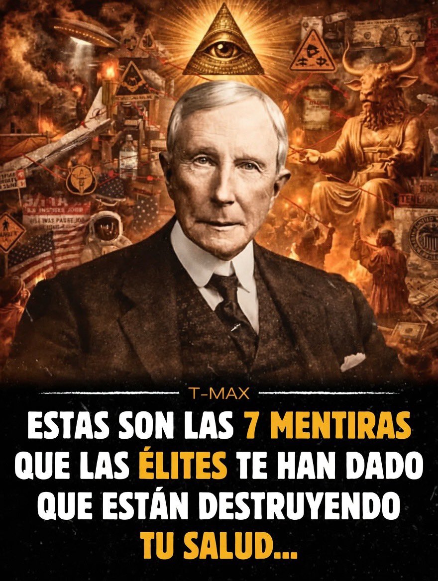 valormental's tweet photo. Estas son las 7 mentiras que la élite te ha alimentado y que están destruyendo tu salud.

-Hilo- https://t.co/2PoPLqJLXT