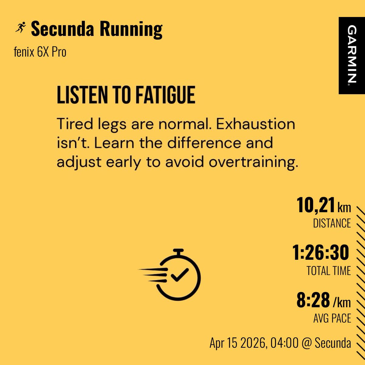 Done ✅

#FetchYourBody2026 #IPaintedMyRun #TrapnLos #MentalHealthMatters #RunningWithTumiSole #BeatYesterday