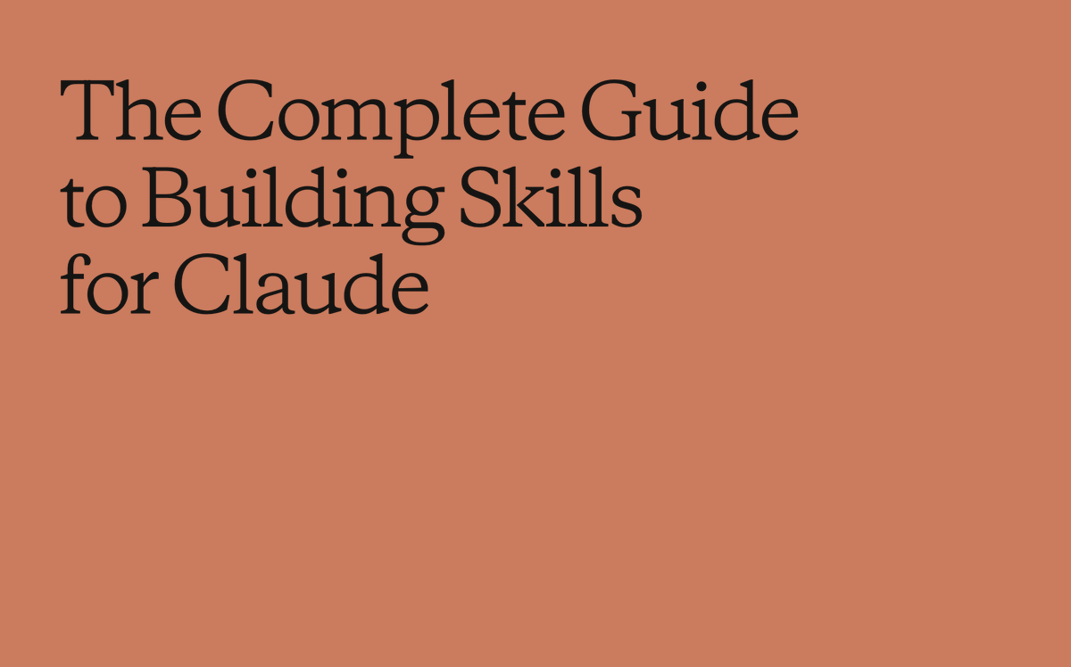 📚 ANTHROPIC PUBLICÓ UNA GUÍA DE 33 PÁGINAS.

Enseña a crear Skills para Claude.

Básicamente: le das instrucciones una vez
y Claude las recuerda para siempre.

Sin repetirle nada. Sin explicarle cada vez.

Os dejo el link abajo 👇🏼