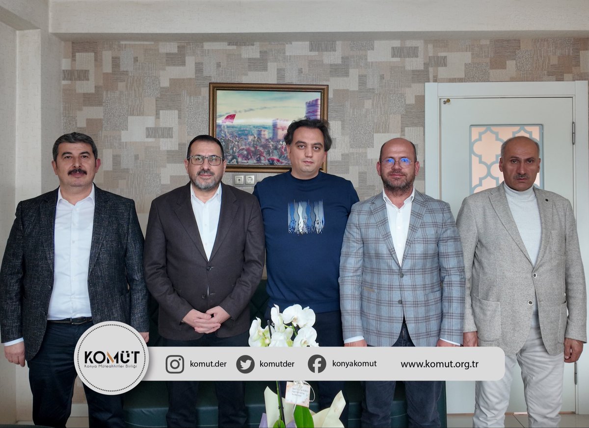 KOMUTDER's tweet photo. KOMÜT Yönetim Kurulu Başkanı Adem Bulut ve Yönetim Kurulu Üyeleri, Bilmişoğlu Mühendislik sahibi Yasin Bilmişoğlu’nu ziyaret etti. https://t.co/3aRSsfILrz