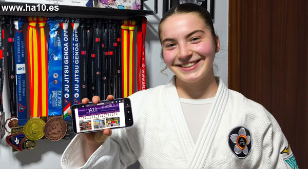 ha10_es's tweet photo. Sara Amador impulsa su salto a la élite del jiu-jitsu europeo por @mariagarciiaa_  en https://t.co/3Mtsj8JAX4 / @COE_es @fejjyda @_solosaraa #JiuJitsu #DeporteEspañol #SaraAmador #ArtesMarciales #HA10 #DeporteFemenino #TeamSpain #Judo #Competición #Europa2026 https://t.co/KYn9z0PEW7