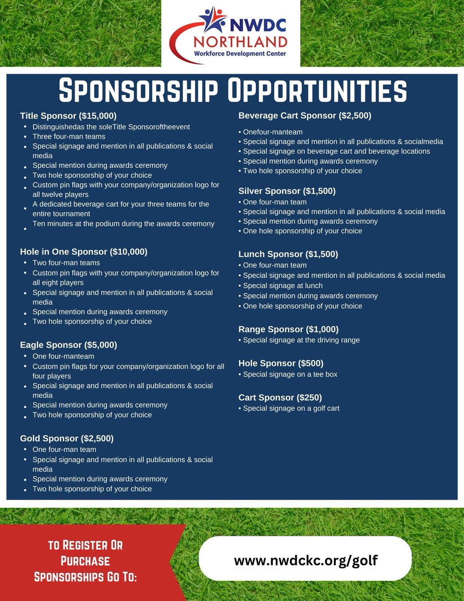 NWExtLearning's tweet photo. The Northland Workforce Development Center is hosting their 1st annual golf tournament.  For more info: https://t.co/k1w6nbmPFq. https://t.co/gFvZwzWmBH