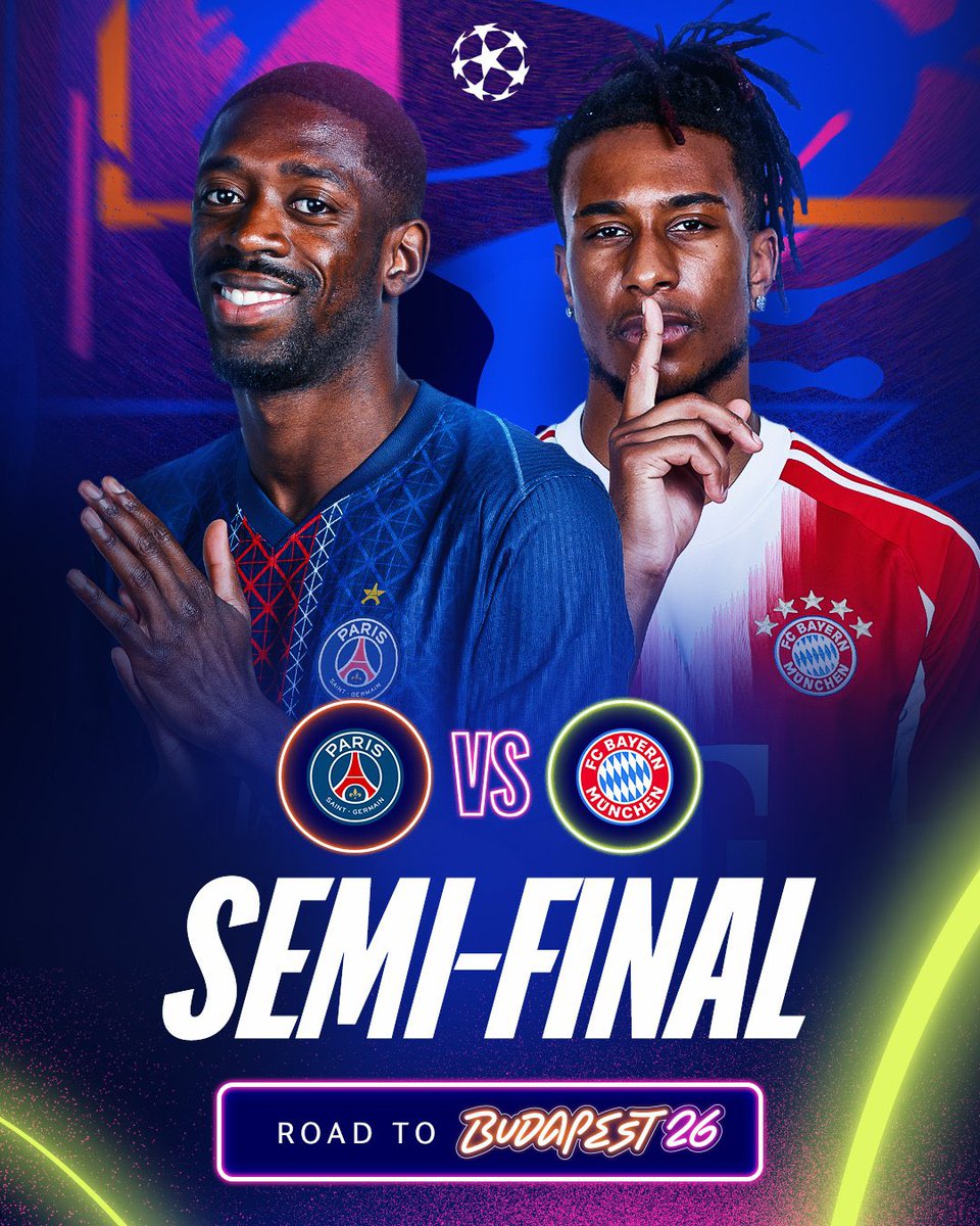 BerryYNWA1's tweet photo. SEMIS 
#UCL
#CHAMPIONSLEAUGE https://t.co/rBCpuqZkkG