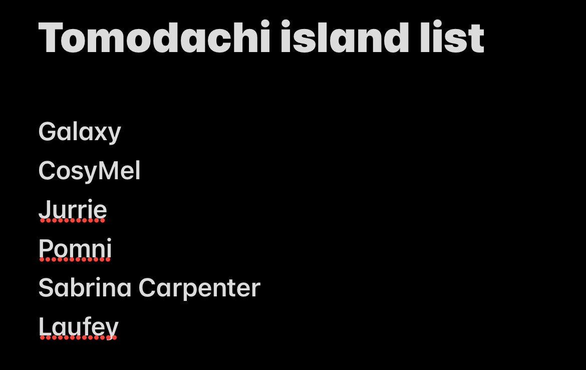 Guys I need help picking people to live on my tomodachi island if I get the game. Does anyone have suggestions / wanna be on my island? 👀