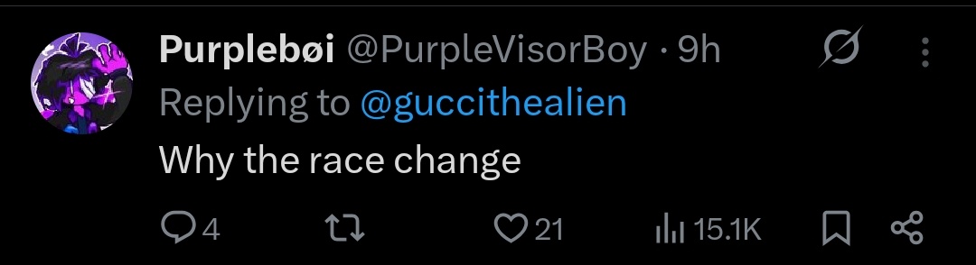DoctorBroom77's tweet photo. @Leshyfella @guccithealien Yeah i know I was just making fun of the people in the comments complaining about a background character's skin colour. https://t.co/26zgwZ243R