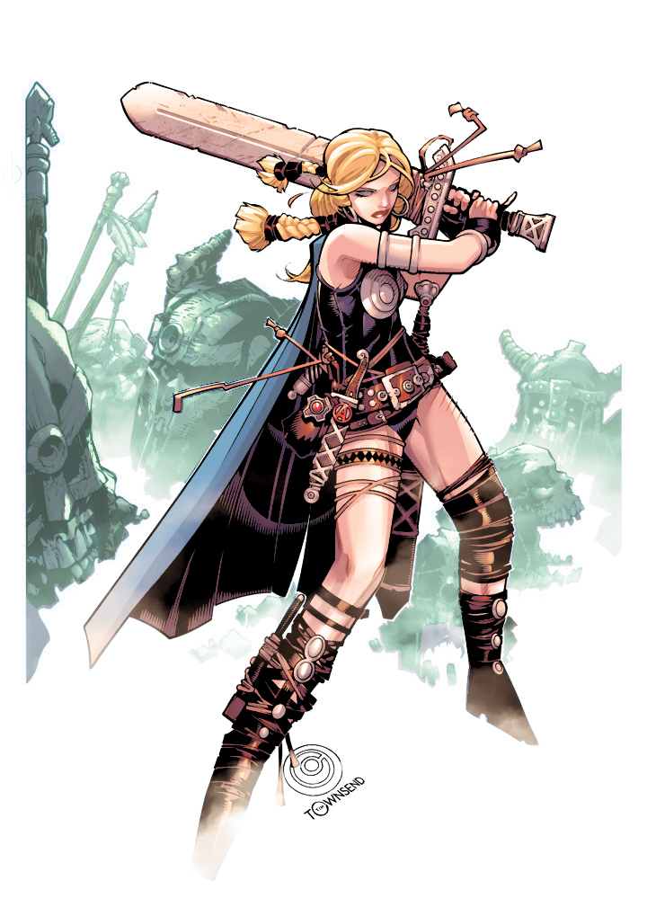 93Daca's tweet image. (Unofficial color sample)
Ink: Chris Bachalo
Colors: Daniele Caramanico

#huion #comics #comicsart #comic #colors #digitalcolor #digitalcoloring #digitalart #comicsart #marvel #marvelcomics #valkyrie