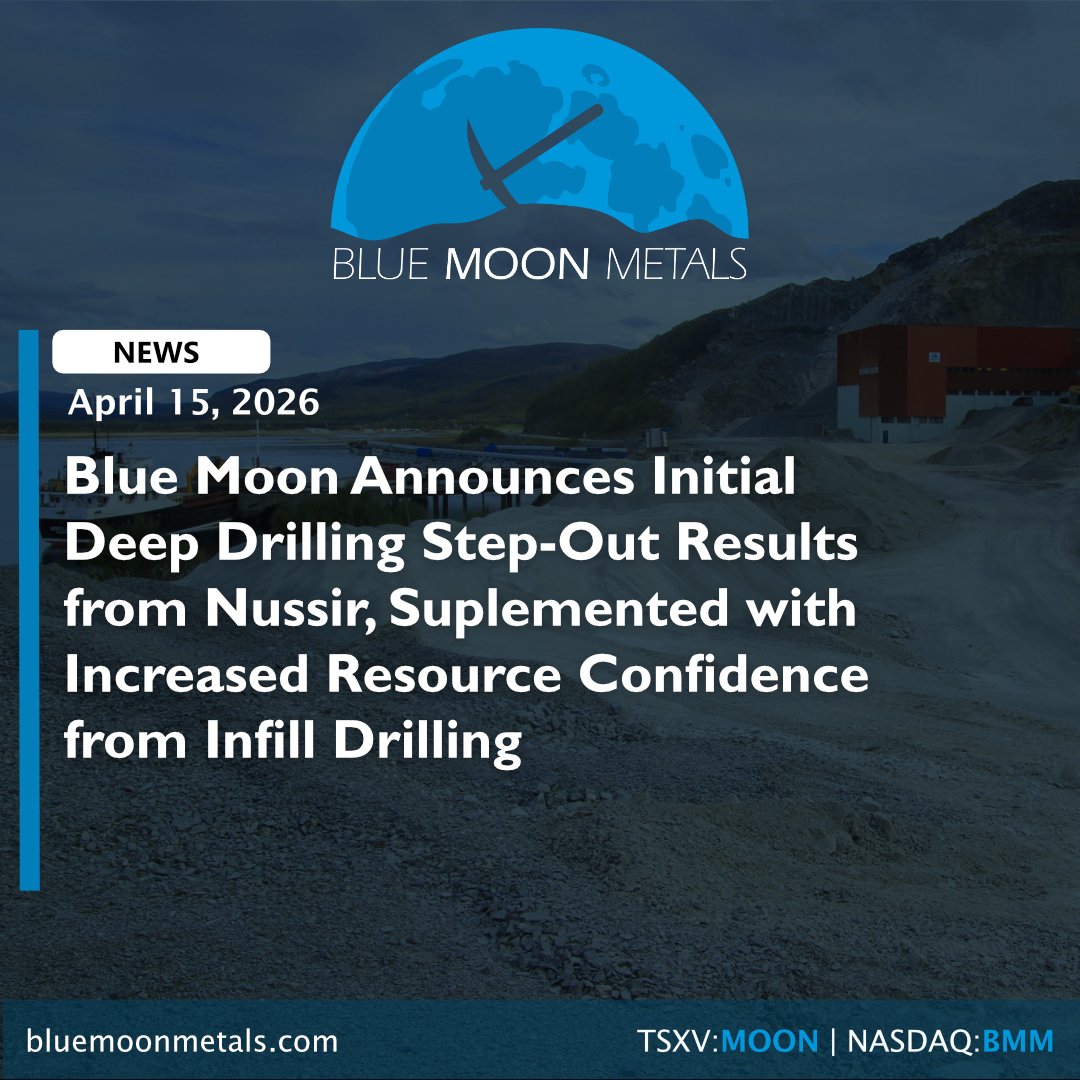 Blue Moon Metals Inc. MOON:TSX-V | BMM:NASDAQ tweet media