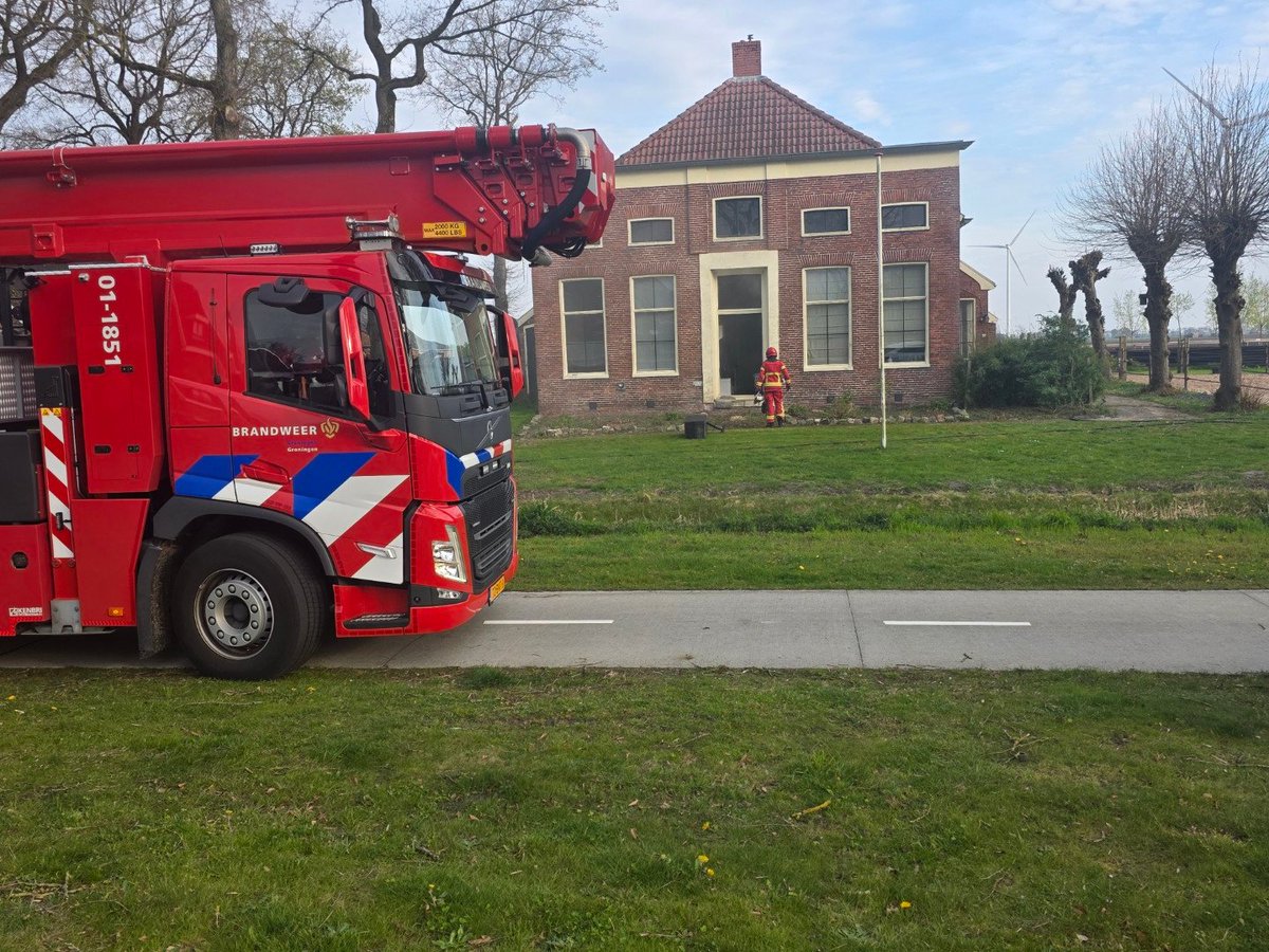 Brand in monumentale boerderij