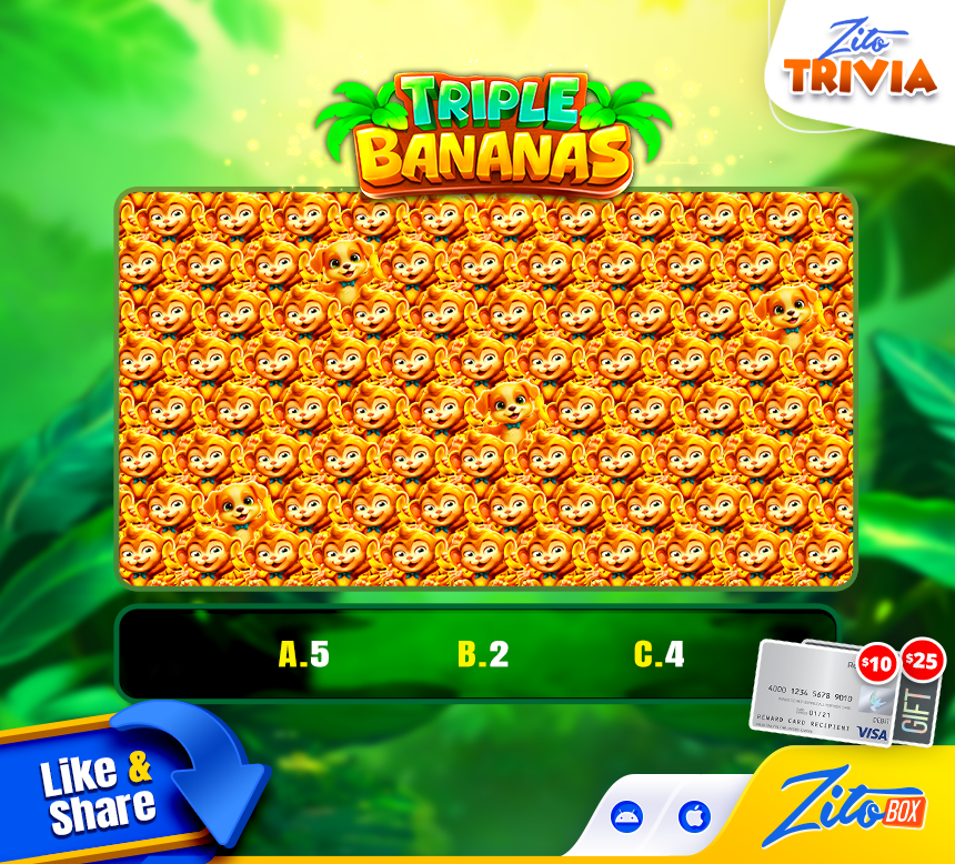 Zitobox's tweet photo. New Game Just Released! 🍌 TRIPLE BANANAS REMAKE 🍌
🎰 📷💰 F𝐑𝐄𝐄 $560 𝐆𝐈𝐕𝐄𝐀𝐖𝐀𝐘! USA players 46x $10 VISA reward cards and Australian players 4 x $25 THE CARD NETWORK Reward Card.  Click here to participate: https://t.co/iuPUnHncvI #Zitobox #onlinecasino https://t.co/kOuez1eMFu