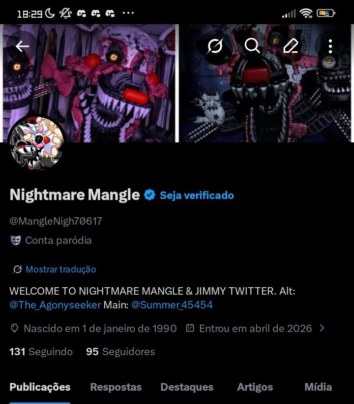 Nightmare Mangle tweet media