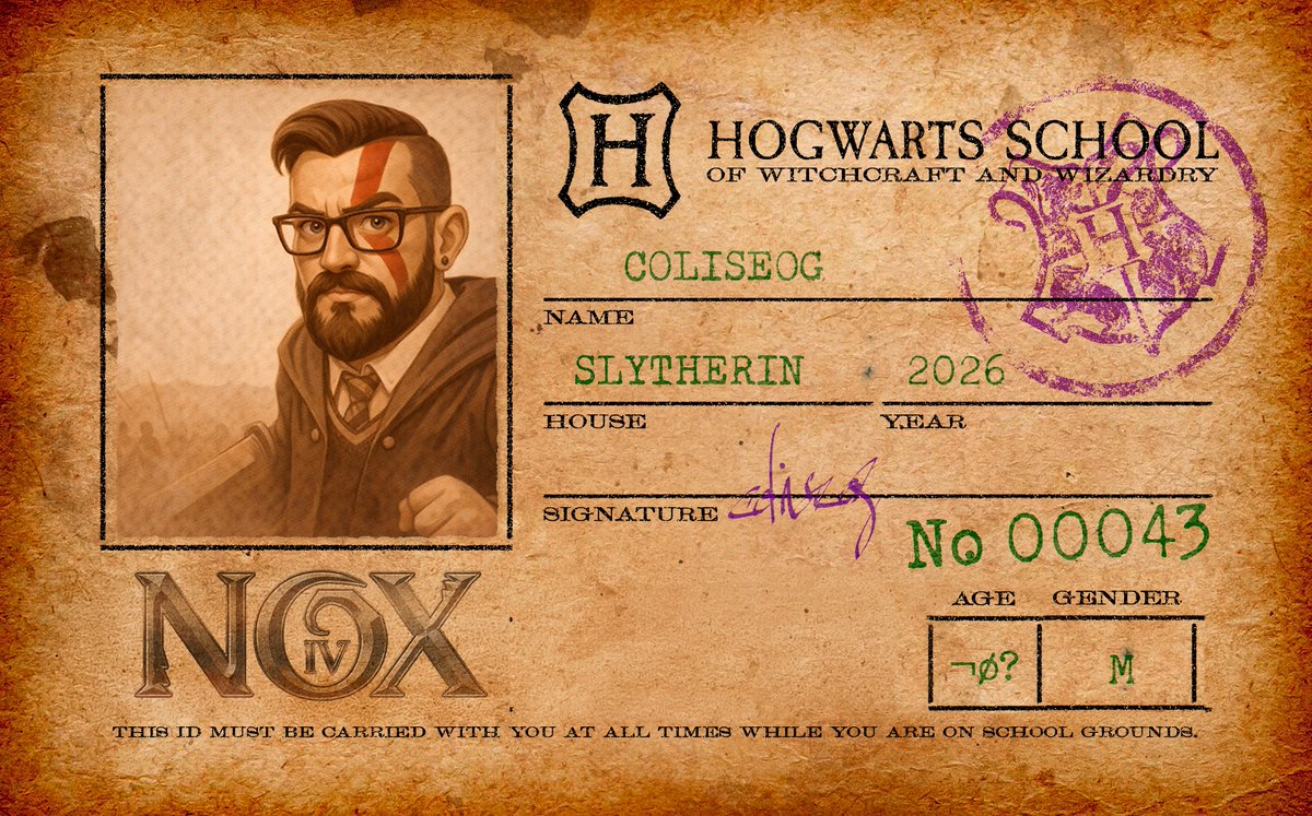 NoxRP's tweet photo. 043 — @ColiseoG

🏛️ Hay gente que entra en Hogwarts para seguir la historia… y luego está Coliseo, que está más acostumbrado a crearlas.

@ColiseoG vuelve a NOX y cualquiera que conozca su trayectoria sabe que no es casualidad: alguien capaz de levantar proyectos y comunidades enteras siempre acaba dejando huella allí donde pisa.

#NOXIV
