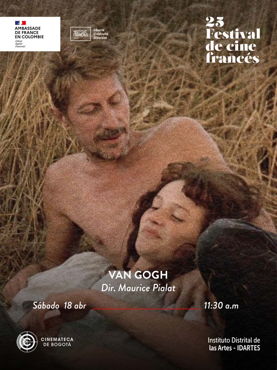 CineFrancesCol's tweet photo. Prográmese con nuestra franja de clásicos por los 25 años del #FestivalDeCineFrancés 🎬

🎥 En la Cinemateca de Bogotá, una selección imperdible para redescubrir grandes obras del #CineFrancés ✨

🎨 Van Gogh - dir. Maurice Pialat 
🐦 El rey y el ruiseñor - dir. Paul Grimault https://t.co/U79n3kpntj
