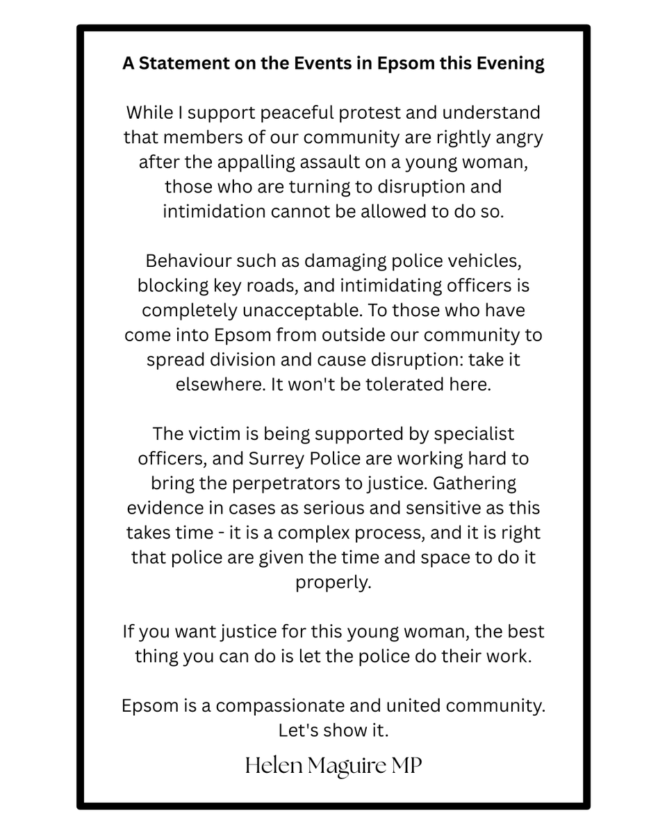 Helen Maguire BEM MP 🔶 tweet media