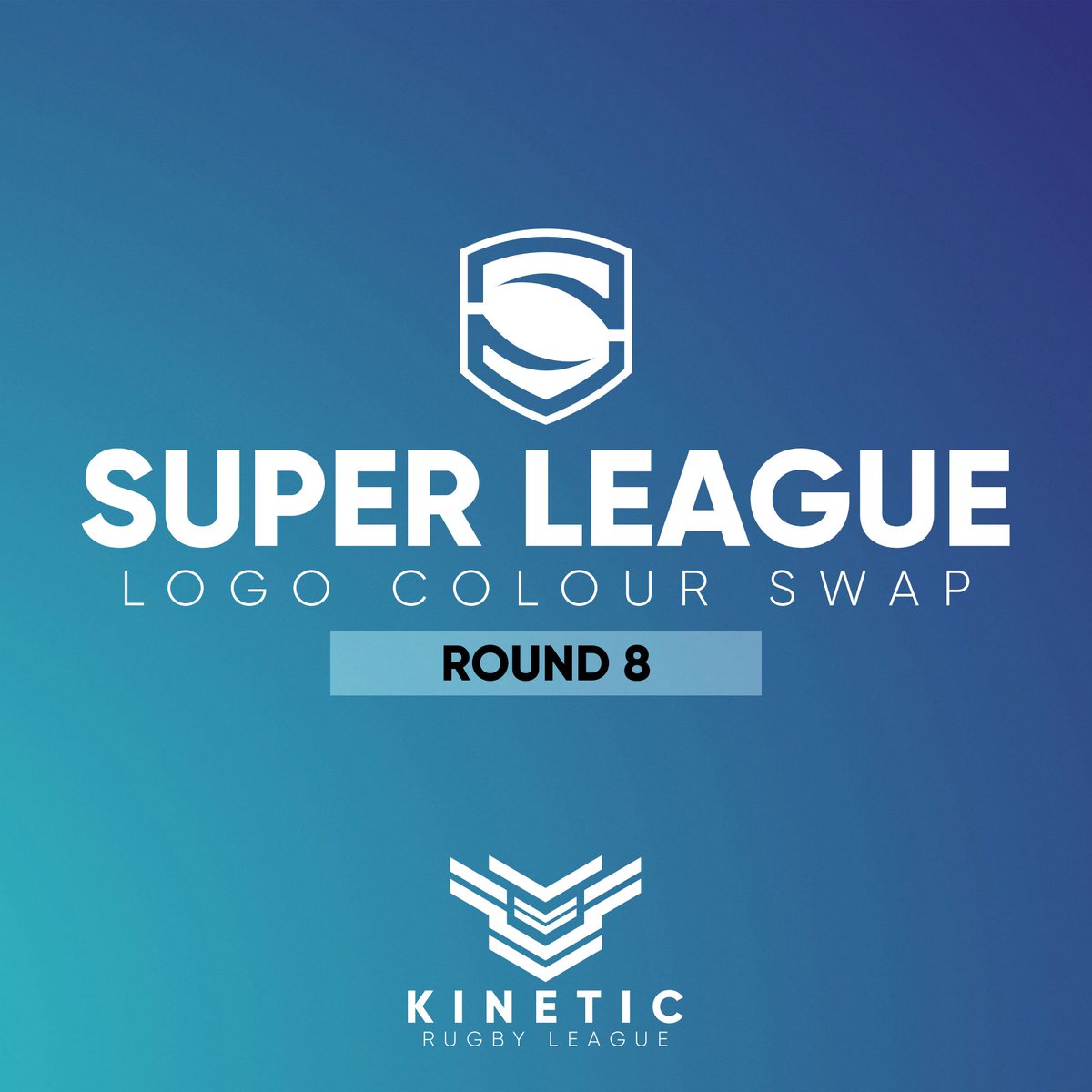 KineticRL_'s tweet photo. Logo Colour Swap | Round 8 | Super League 2026 https://t.co/xX7emRwQ2v