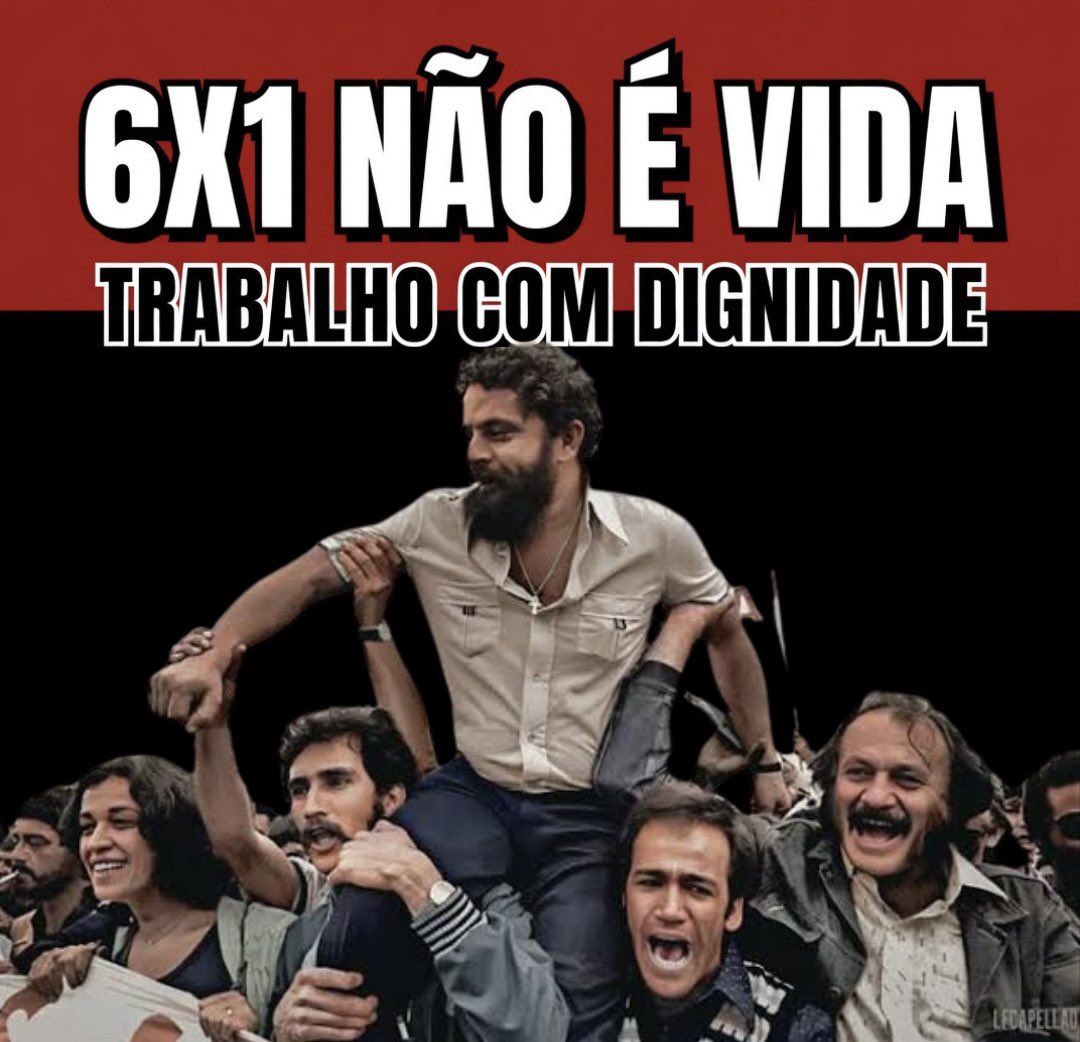 <a href="/LulaOficial/">Lula</a> <a href="/ricardostuckert/">Ricardo Stuckert</a> Brasil inteiro mobilizado 🇧🇷
Pressão no Congresso já!

6X1 NÃO É VIDA
TRABALHO COM DIGNIDADE