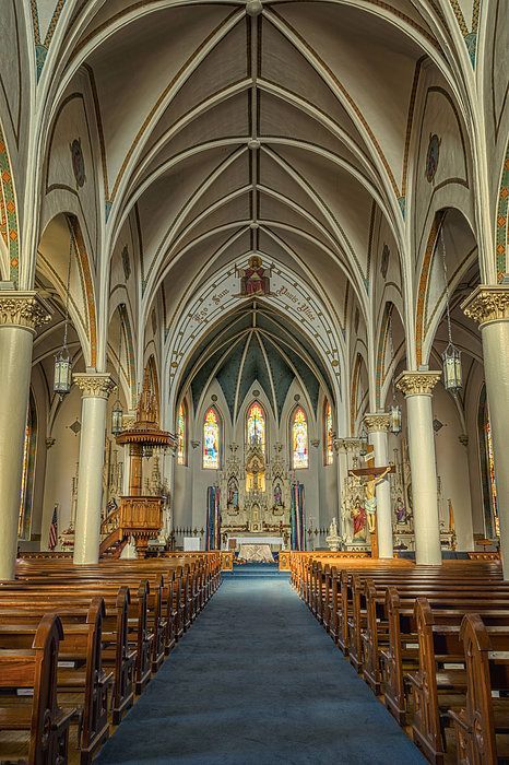 joancarroll's tweet image. St Mary's Painted Church buff.ly/2zqqGTm #church #painted #fredericksburg #texas #stmarys #nave #aisle #altar @joancarroll