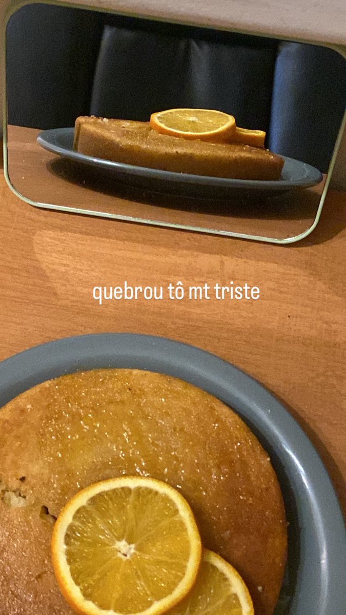 quebrou tô mt triste (mas a calda ficou gostosa