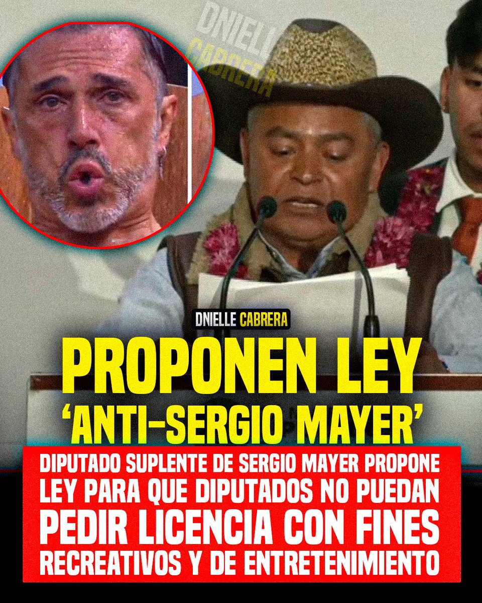 🚨#ÚLTIMAHORA ADIÓS A APROVECHARSE DEL PUESTO! Diputado suplente de Sergio Mayer propone ley ''anti-Sergio Mayer''

Diputado presenta una iniciativa para impedir que las licencias en la Cámara se usen con fines recreativos o de entretenimiento.
La propuesta surge después de que
