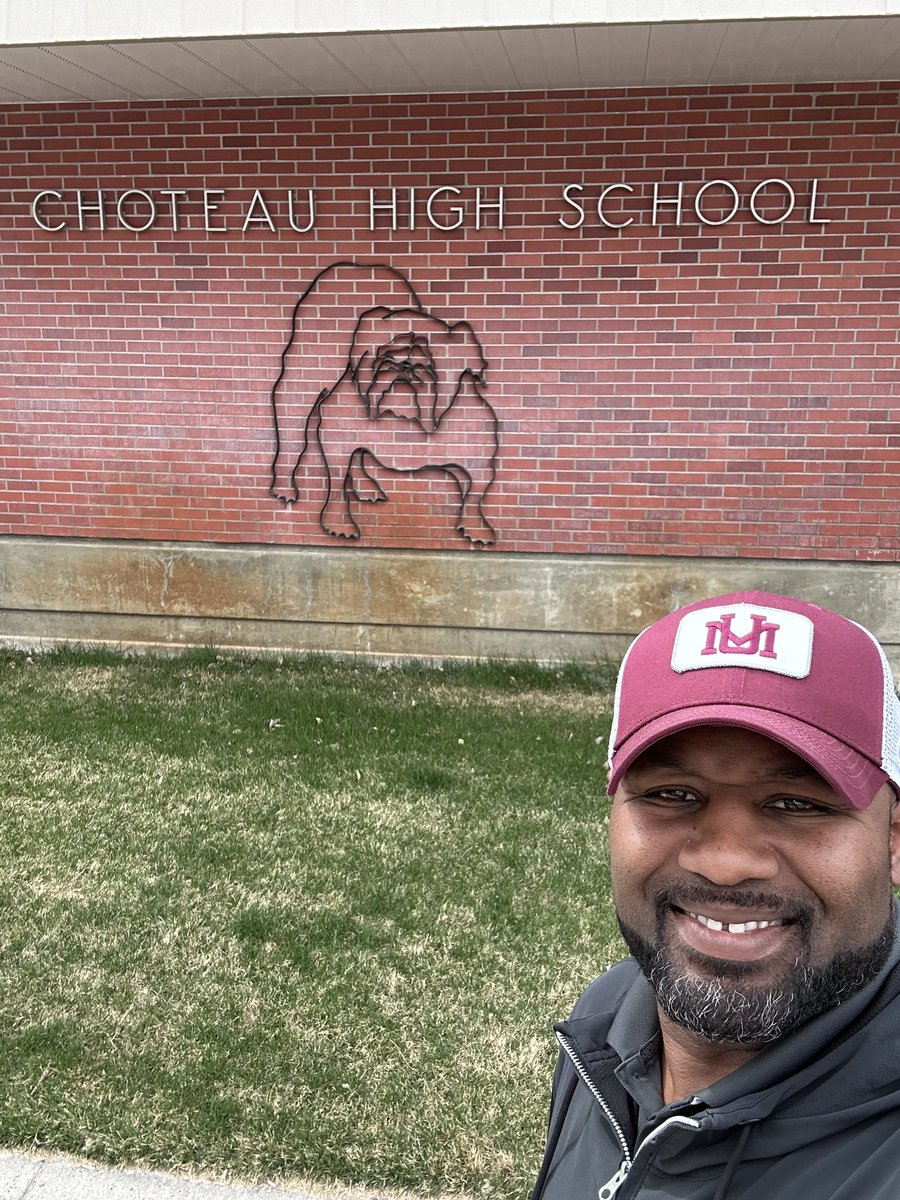 It was a great coming to Choteau High School and talking to Coach Hadlock about his guys! There is something special over here! #GoGriz