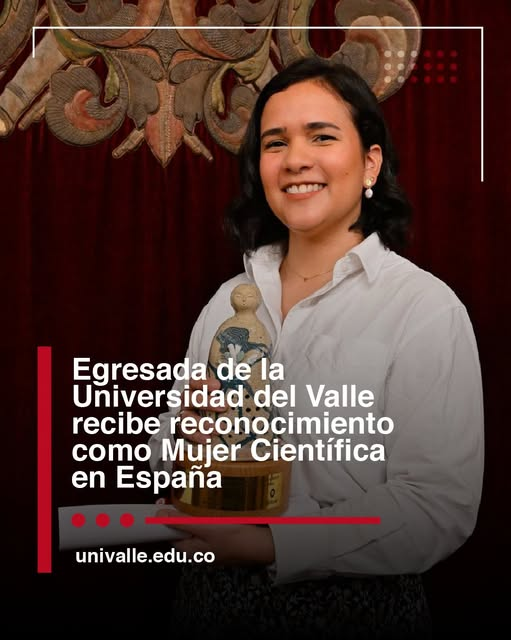 Caracol_Cali's tweet image. Stephania Mosquera López, egresada en Economía y Doctora en Ingeniería de @UnivalleCol fue reconocida en #España como Mujer Científica en los premios Mujeres Migradas Bilbainas 2026, que exalta el aporte de mujeres #Migrantes al desarrollo, la diversidad y la interculturalidad.