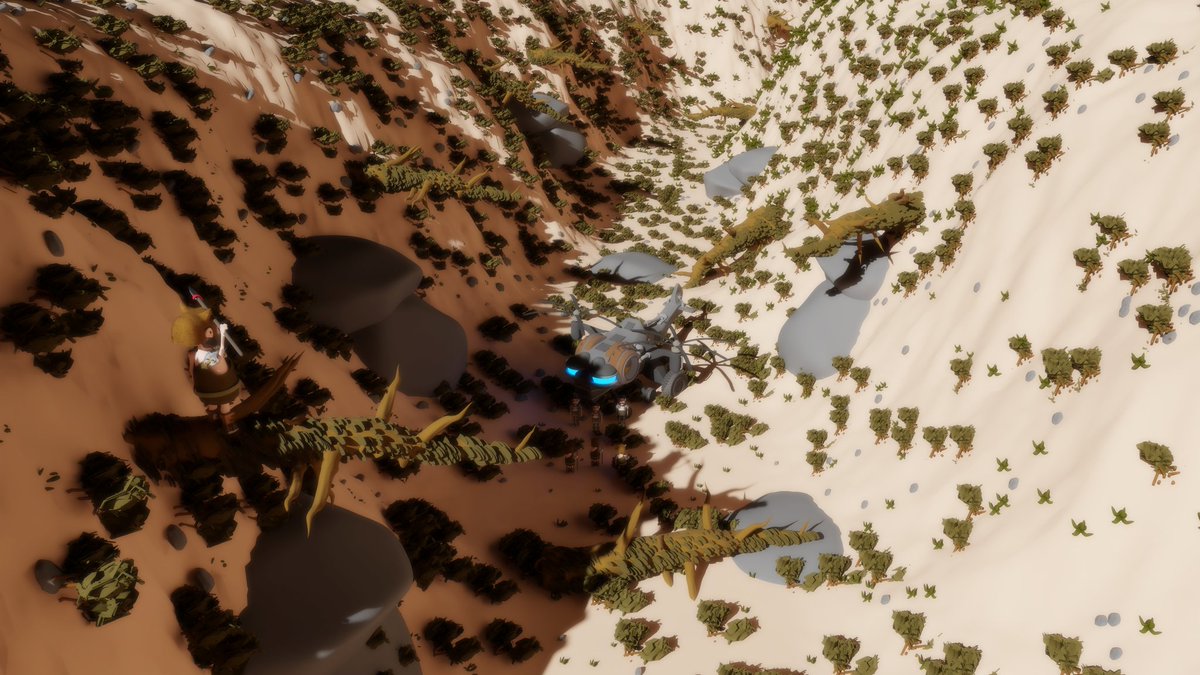 SchizophrenicRS's tweet image. #blender #blender3d #blenderrender #b3d Meeting in the Canyon  😀 😍 🤩