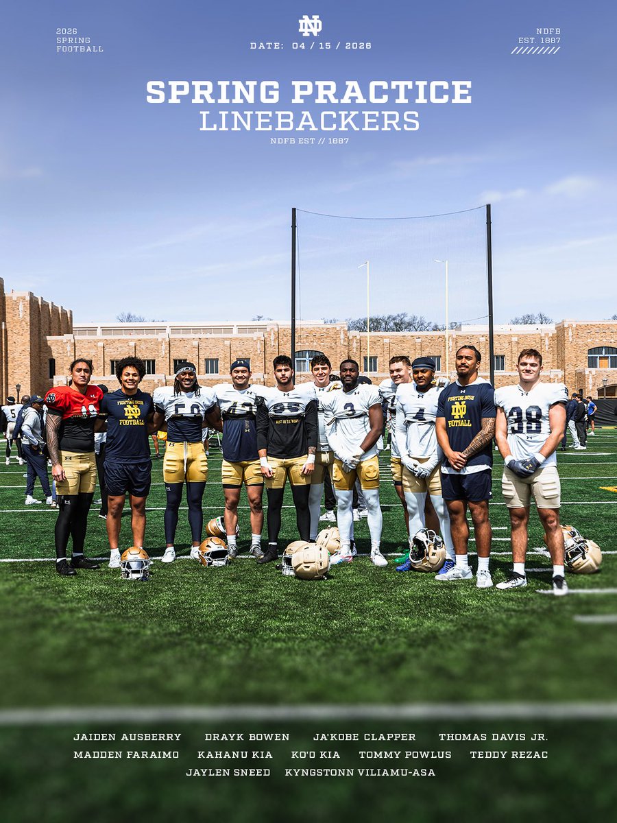 Notre Dame Football tweet media