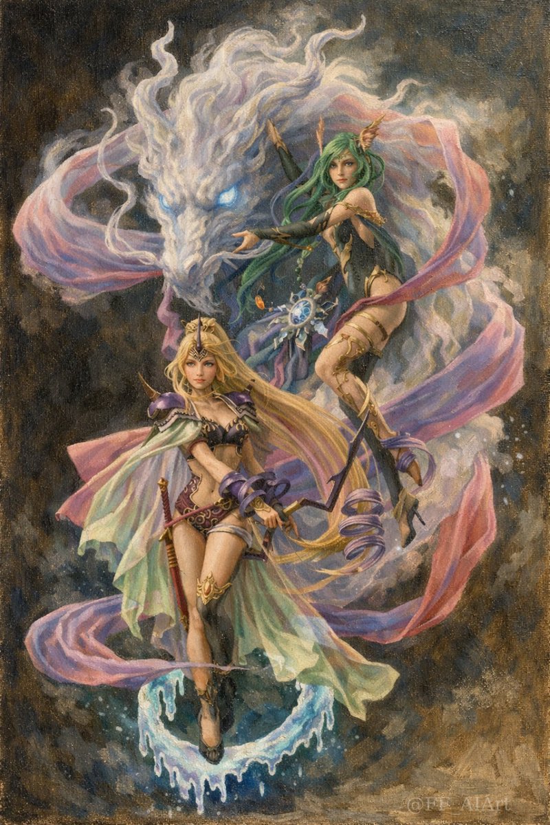 dAIly Final Fantasy Art tweet media