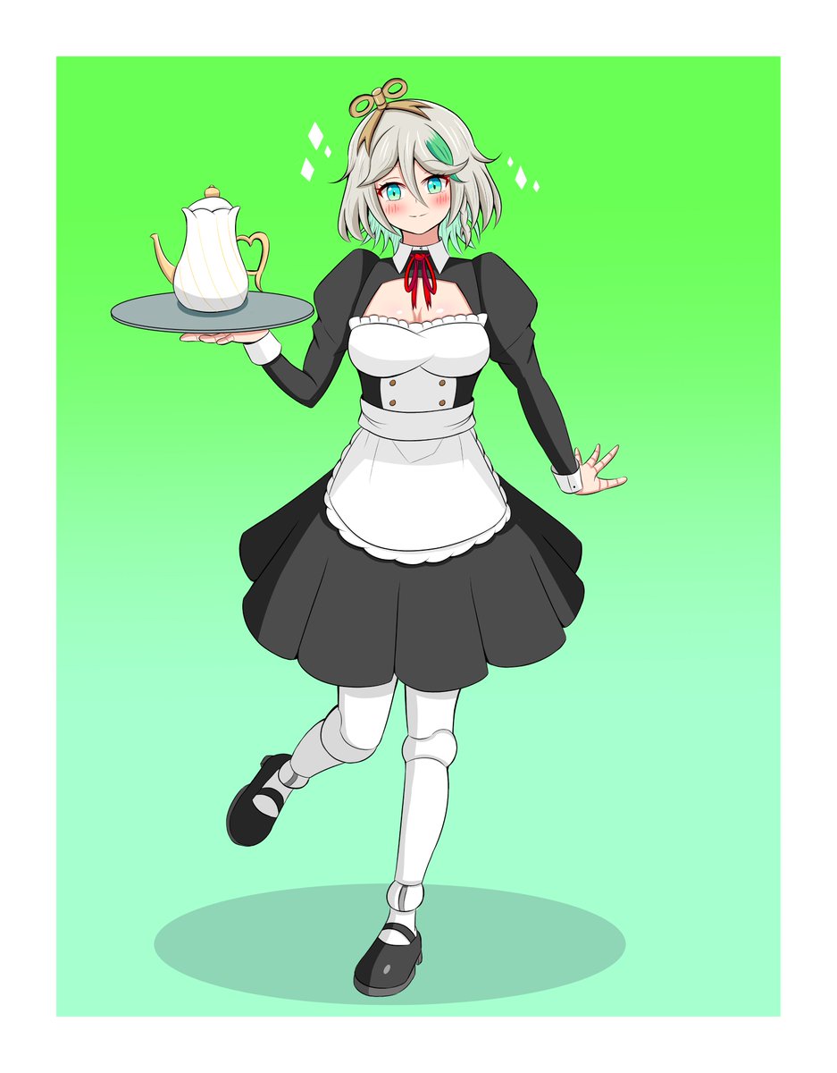 Maid with Green Tea
#Immergination