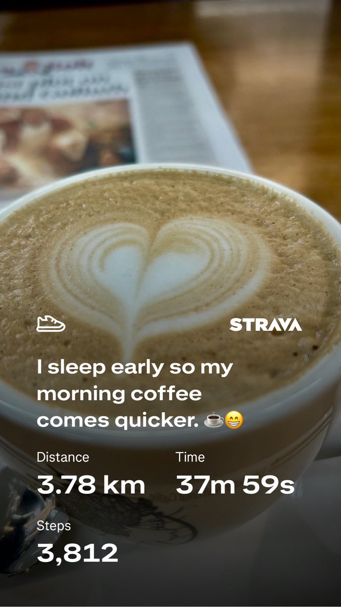 SamirMadi01's tweet image. The smell and taste of coffee after morning exercise.. ahhhhh… nothing is better. ☕️😊

#keepmoving #coffee