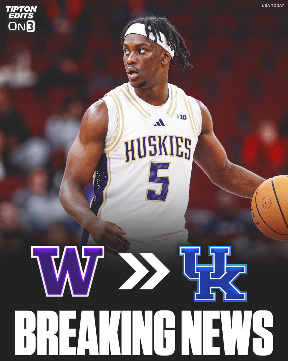 JoeTipton's tweet image. NEWS: Washington transfer guard Zoom Diallo has committed to Kentucky, he announced. 

The 6-4 sophomore averaged 15.7 points, 3.9 rebounds, and 4.5 assists per game this season.

on3.com/college/kentuc…