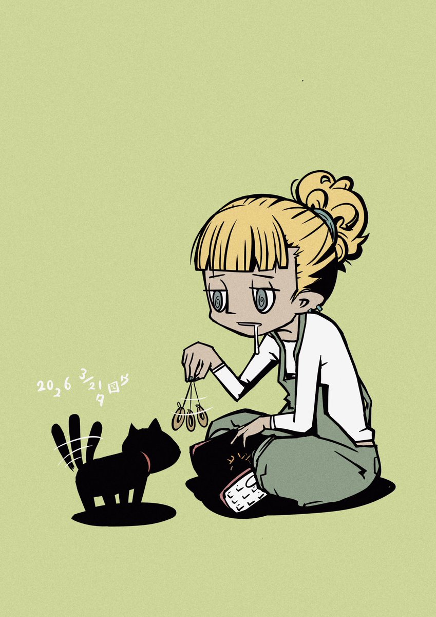 taro_55555's tweet image. 3月⑥　3/21〜3/24
ねむくなーる
ヘルメットがあれば安心
コーヒーはおいしー
モジャちゃん

#先月描いた絵を晒そう #DailyDrawing #オリジナルイラスト