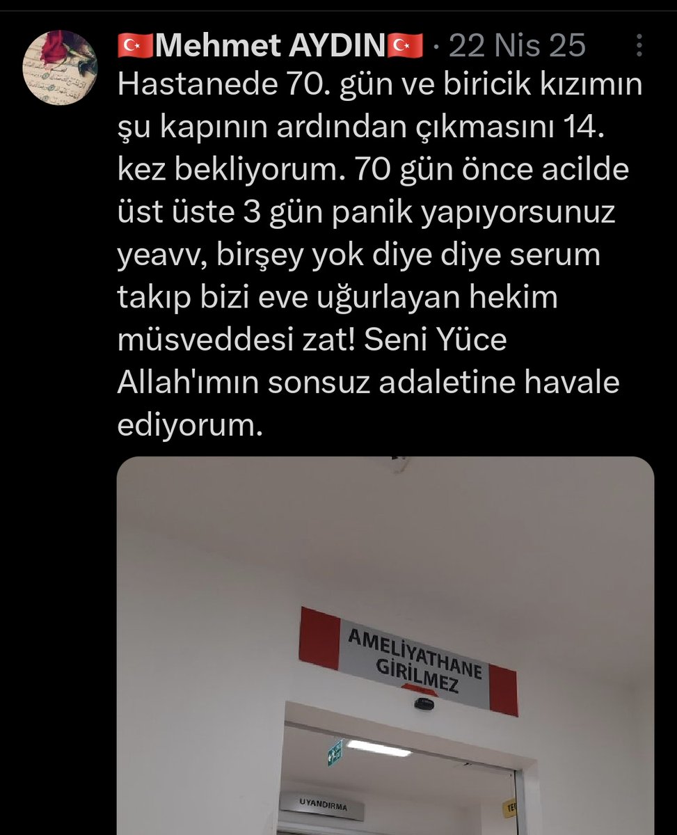 maydin029's tweet photo. @Haberturk Aynı vurdumduymazlık, aynı ihmal ve maalesef aynı ateş...
Tam 1 yıl önce aynı ihmalin kurbanı olan bir baba olarak o babanın duygularını o kadar iyi anlıyorum ki. Gel gör ki ne ilk ne de son olacak. Hangi kapıyı çalarsan çal, yüzüne çarpacak. https://t.co/d3OtbAGXvK