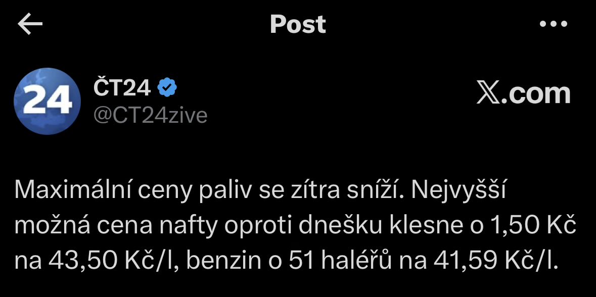 david_rozek's tweet photo. Prosím, prosím, moc rád bych u nařízení vlády viděl rozpad těchto cen na aktuální průměrnou nákupní cenu, marži a DPH + spotřební daň, která jde státu. To by dezoláti valili oči. Už je líp 🤡 https://t.co/5SUiQgVcHK