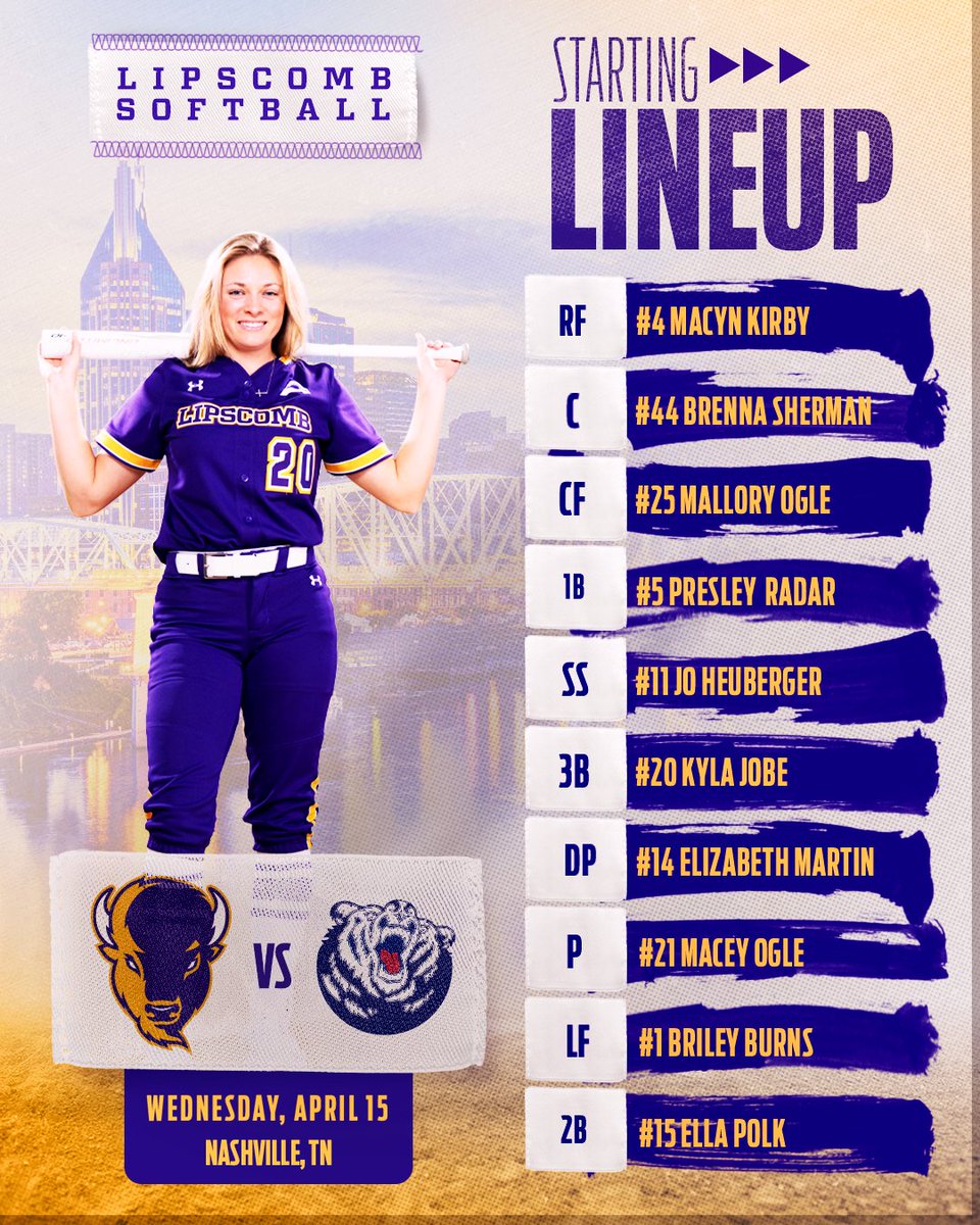 Lipscomb Softball tweet media