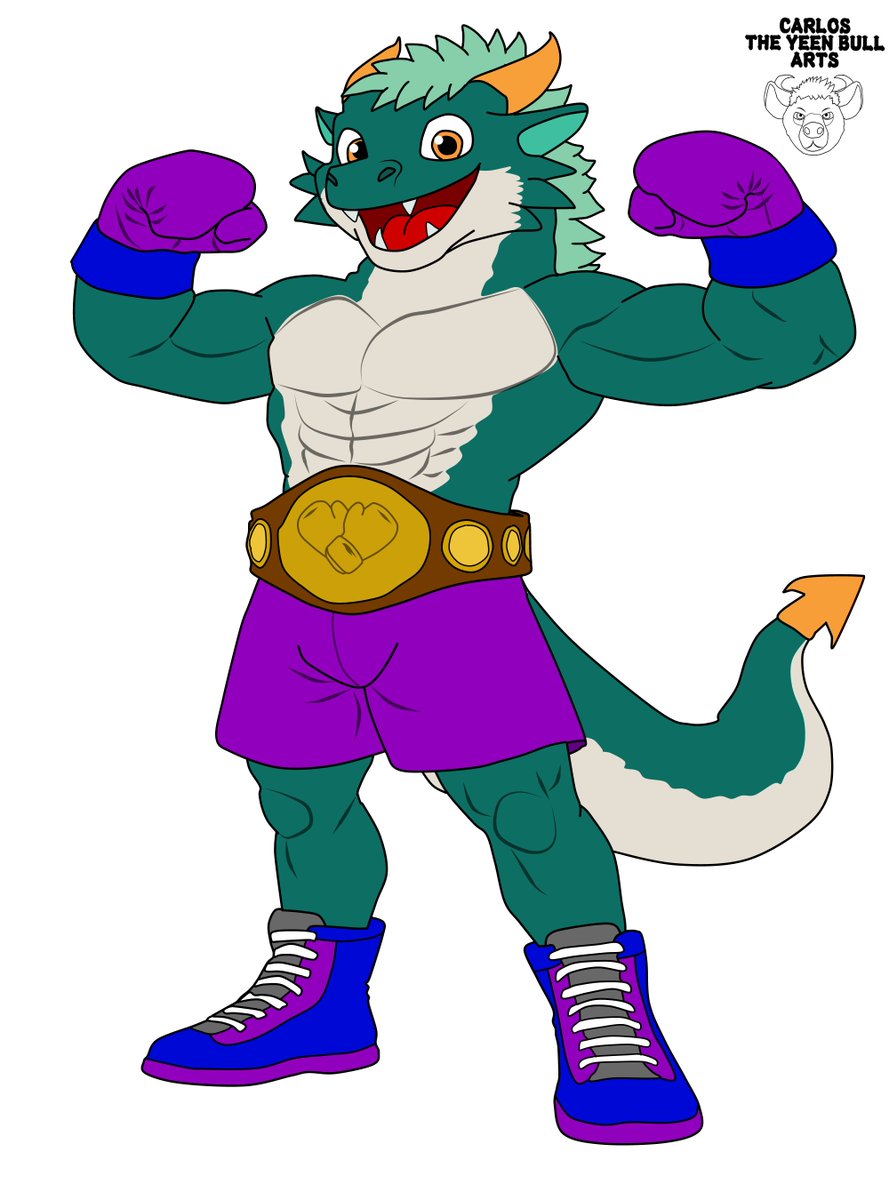CarlosEnespa's tweet image. 🥊💪🏻Strong of Heart Champion💪🏻🥊

Champion Art to: Luk Dragon (Facebook)

Hey! Luk, my friend, you have a big heart—that's why you succeeded in the boxing ring.

Congratulations, Dorko!

#boxing #champion #furry #digitalart #dragon