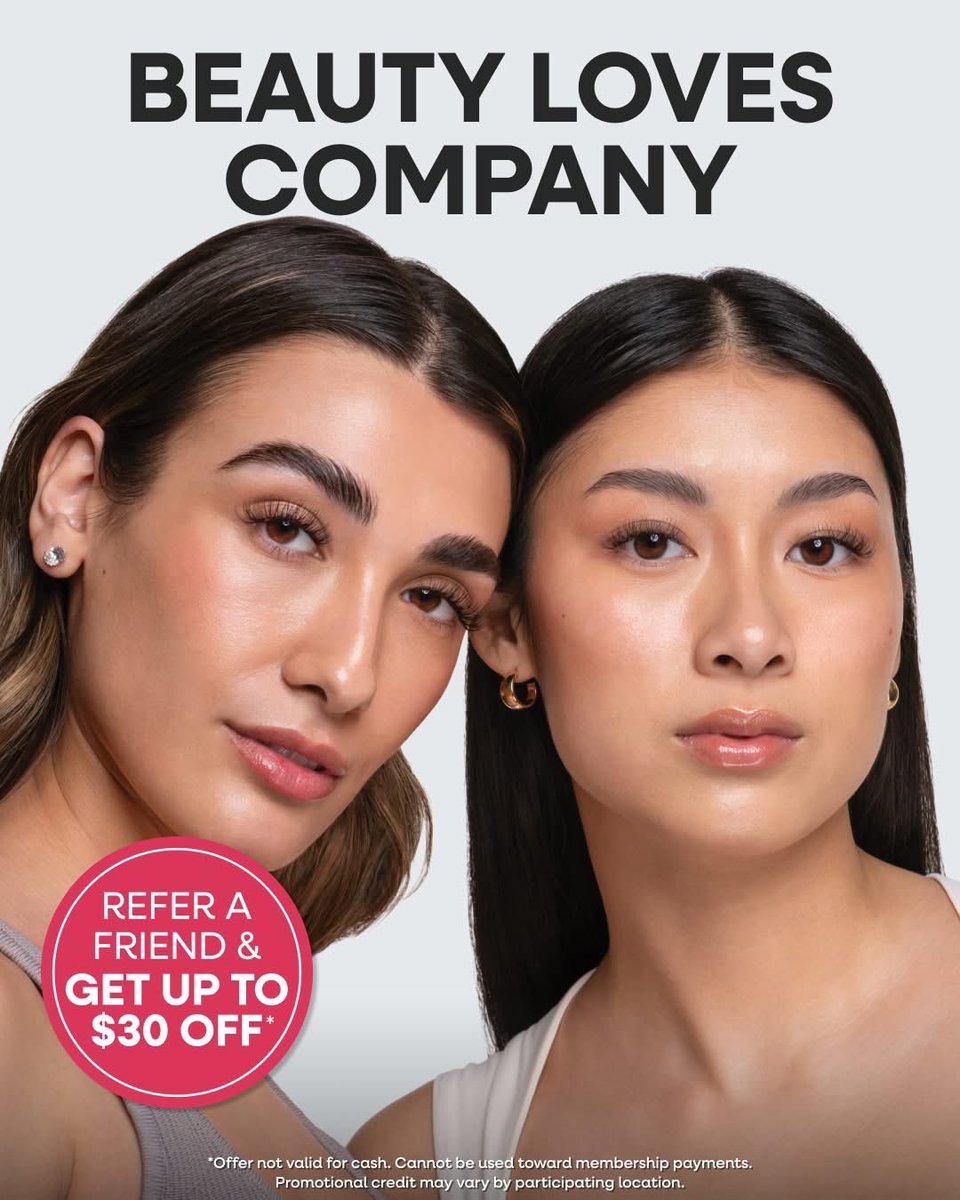 AmzLshWoodlands's tweet image. Because great lashes are meant to be shared. 

Refer a friend and you’ll both get up to $30 in Lash Cash for your next service.

✨ ✨ ✨ ✨ 

☎️ 832-781-1888 to book your lash appointment at Indian Springs.

#amazinglashstudio #lashes #beauty #thewoodlands #thewoodlandstx