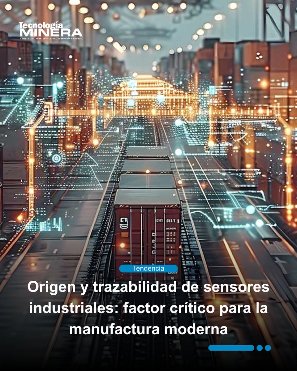 📌 La procedencia de los sensores industriales se ha convertido en un factor estratégico para la manufactura avanzada, influyendo en la confiabilidad operativa, ciberseguridad, calidad de datos y continuidad de producción.

👉 Conoce más aquí: acortar.link/GGUP68