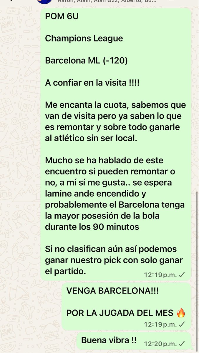 Ayer nos llevamos el pick del mes 🙌🏼