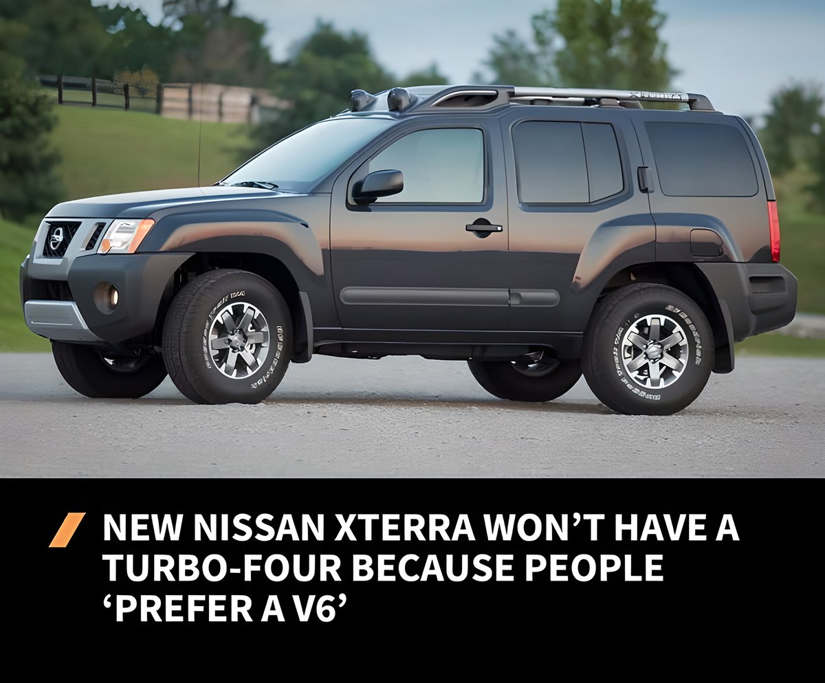 Nissan is bringing a V6 back to the Xterra. Smart move or not?
tinyurl.com/vdtjebbb