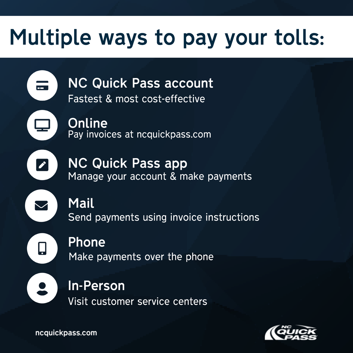 NC Quick Pass tweet media