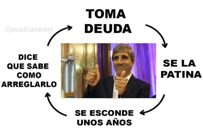 BlogHincha's tweet photo. . @LuisCaputoAR SIGUE ENDEUDANDO al #País ES el GRAN #ENDEUDADOR #NACIONAL Y el de @JMilei VA CAMINO a SER el #GobiernoDeMierda QUE MÁS #DeudaPública NOS VA a DEJAR en MENOS TIEMPO! POBRE #Argentina CON ESTOS 2 #SÁTRAPAS https://t.co/L7l1hAGAcn