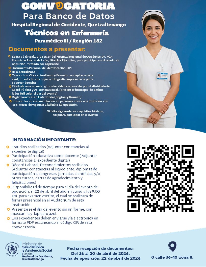 Hospital Regional de Occidente, Quetzaltenango tweet media