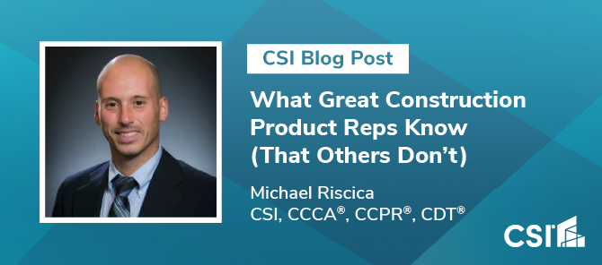 CSIConstruction's tweet image. Good product reps know their products.

Great construction product reps understand the project.

Here’s what sets them apart in a new blog by @MichaelRiscica:  bit.ly/4t8qyk3

#Construction #ProductReps #ProjectDelivery #AECO
