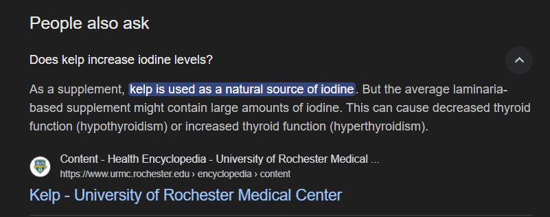 its true btw

if the admins want they can make it so kelp actually helps LMAO